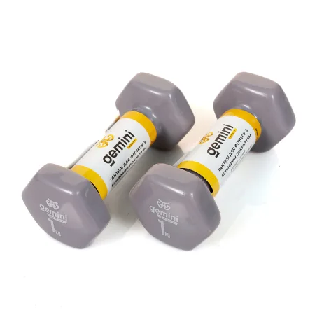 Гантелі Sport для фітнесу з вініловим покриттям 2 шт по 1,0 кг GSD-1.0GRAY
