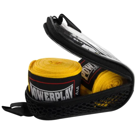 Бинти для боксу PowerPlay 3046 Жовті 4,5 м