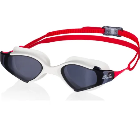 Окуляри для плавання Aqua Speed ​​BLADE 6136 білий, червоний універсальний 059-53 (оригінал)