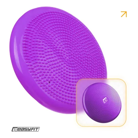 Балансирующая массажная подушка EasyFit фиолетовая
