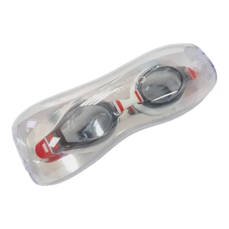 Окуляри для плавання LEACCO білий червоний