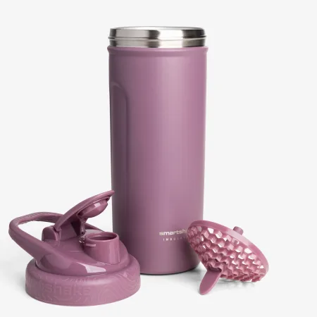 Шейкер спортивний SmartShake металевий Insulated Steel - 750 мл Сливовий