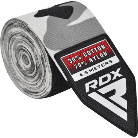 Бинти для боксу RDX WX Professional Boxing Hand Wraps Camo Grey (4,5 м.)