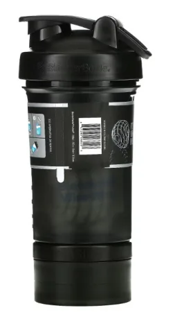 Шейкер спортивний BlenderBottle ProStak 650 мл з 2 ма контейнерами чорний