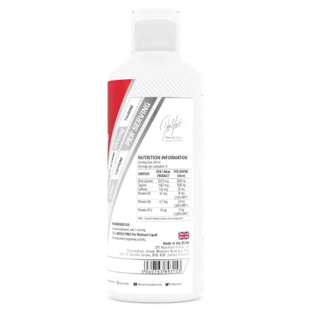 Muscle Force PWO Liquid - 500 мл апельсин