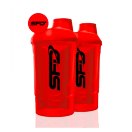 Shaker - 600 мл вогненно червоний