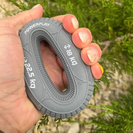 Еспандер кистьовий силіконовий PowerPlay PP-4330 Hand Grip Loops Medium 18-22,5 кг. сірий