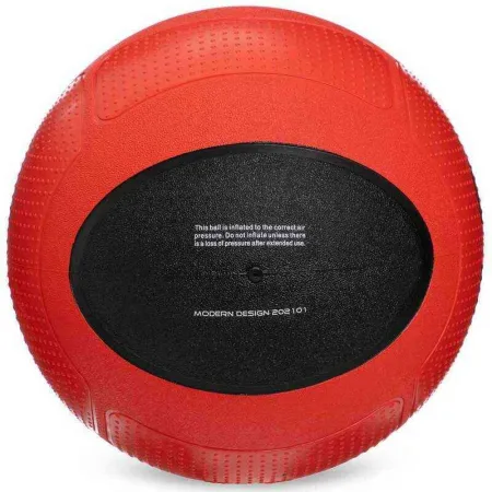 Мяч медицинский медбол Medicine Ball 9 кг красный-чёрный