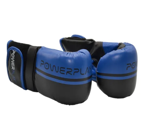 Снарядні рукавиці PowerPlay 3025 чорно сині - S