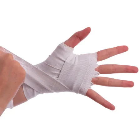 Бінт боксерський BB бавовна з еластаном 3 м синій