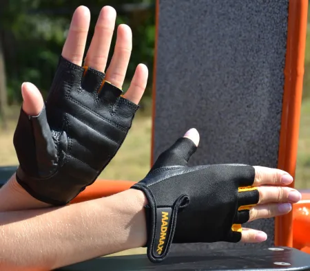 Рукавички для фітнесу MadMax MFG-251 Rainbow Orange M