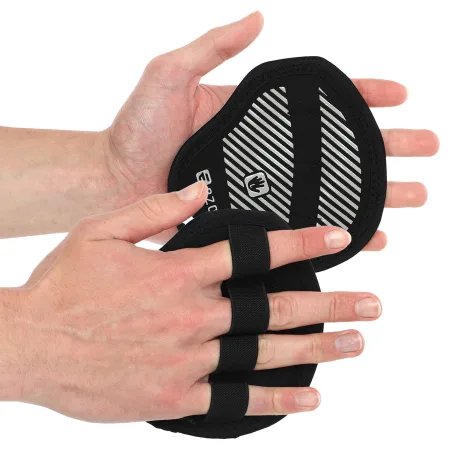 Накладки атлетичні протиковзкі грипад GRIPAD WorkOut ROUND ЗАХИСТ РУК EZOUS чорний
