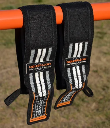 Кистьові бинти Power System PS-3500 Wrist Wraps Grey/чорний