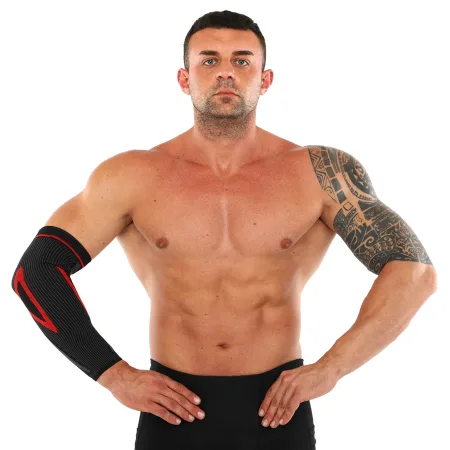 Elastic Elbow Sleeve with Fixing Strap SIBOTE 1 pc - 37.5 cm