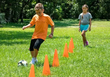 Конус-фішка спортивна EasyFit 17 см зелена