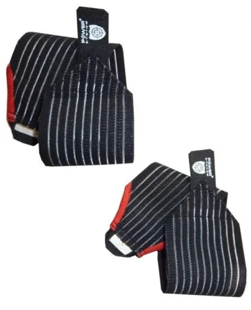 Кистьові бинти Power System PS-6000 Elastic Wrist Support чорний/червоний