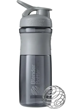 Шейкер спортивний пляшка BlenderBottle SportMixer Flip 820 мл сірий
