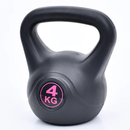 Гиря 4 кг суцільна пластикова PE