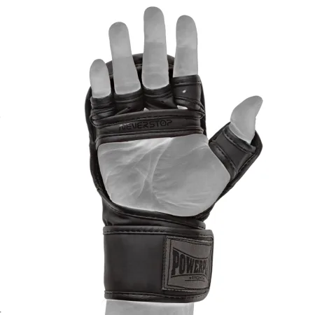 Рукавиці для MMA PowerPlay PP_3033 Ultra Matt чорні XL