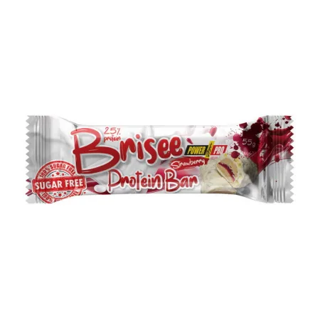 Brisee Protein Bar 25% без цукру - 55 г полуниця