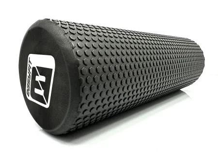 Масажний ролер EasyFit Foam Roller 45 см чорний