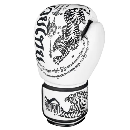 Боксерські рукавиці Phantom Muay Thai White 10 унцій (капа в подарунок)