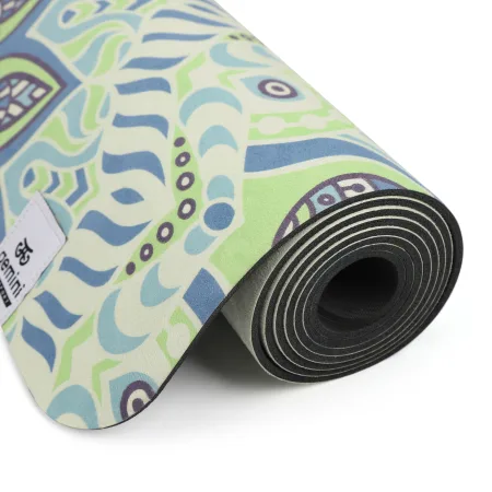 Килимок для йоги каучуковий замшевий Sport 183 см 68 см 4 см Elephant