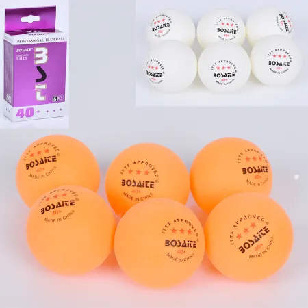 Кулі для настільного тенісу Bosaite (6 шт)