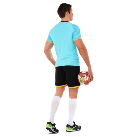 Форма футбольна комплект LIDONG бірюзово-чорний 4XS-2XL S