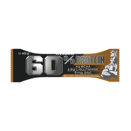 60% Protein Bar - 45 г арахіс із солоною карамеллю