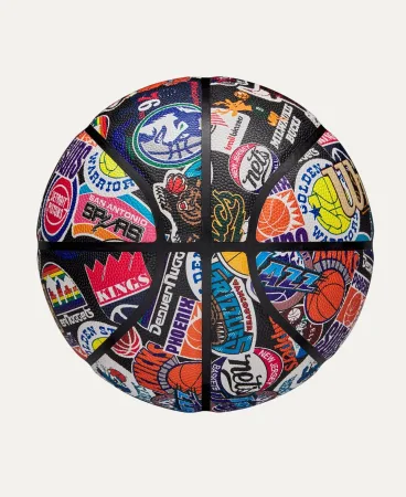 Баскетбольний м'яч Wilson NBA ALL TEAM RETRO BSKT розмір 7 WZ4028501 XB7 Оригінал