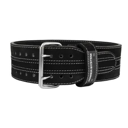 Пояс для пауерліфтингу Power System PS-3800 PowerLifting шкіряний Black - M