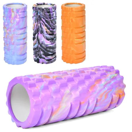 Ролер для занять йогою та пілатесом 32 см*14 см Чорний