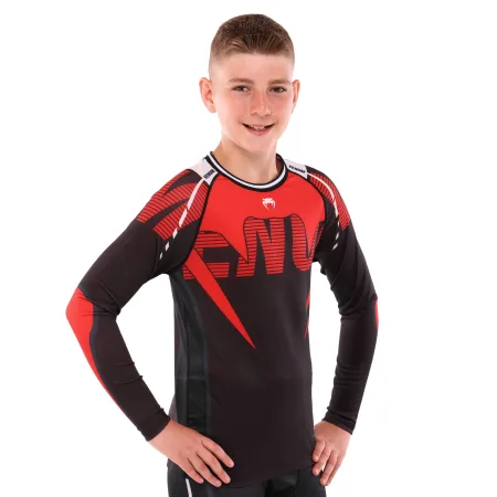 Костюм компресійний дитячий рашгард лонгслів штани та шорти VNM UFC FIGHT WEEK 2XS-L, чорний-червоний 9539B-9639B-V5030 L
