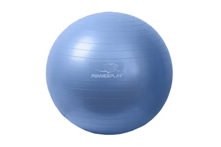 Мяч для фитнеса фитбол PowerPlay 4001 Ø65 cm Gymball синий + насос