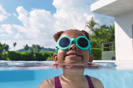 Окуляри для плавання BESTWAY 3+ 21178 салатовий