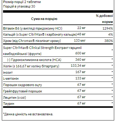 Fat Burner - 60 таблеток