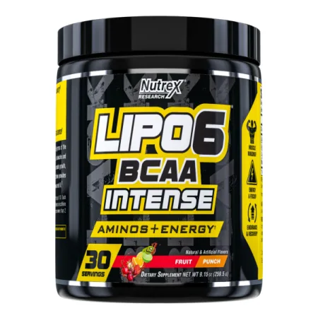 Lipo-6 BCAA Intense - 30 порцій Фруктовий пунш