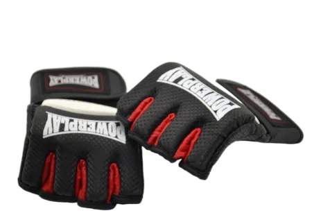 Рукавиці для MMA PowerPlay 3075 Чорні-Білі M