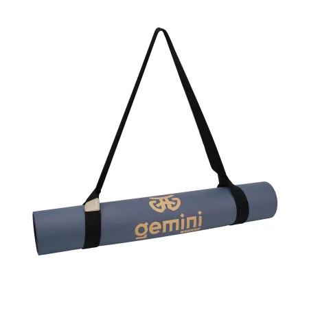 Килимок для йоги каучуковий поліуретан Pro ILLustration Sport Pro 183 см*68 см*5 мм темно-синій