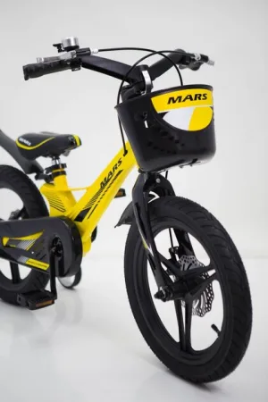 Велосипед Mars 16 дюймів жовтий Mars-1Y (ВІТРИНА)