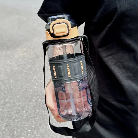 Пляшка для води 750 мл C 76362 чорний