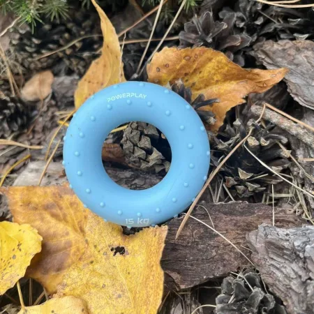 Еспандер кистьовий силіконовий PowerPlay PP-4338 Hand Grip Light 15 кг. блакитний