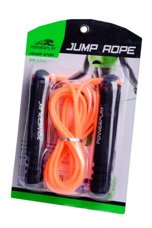 Скакалка PowerPlay 4205 класичний Plus Jump Rope помаранчева 2,7 m.
