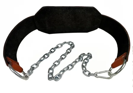 Пояс для обтяжень EasyFit (шкіра) до 250 кг коричневий