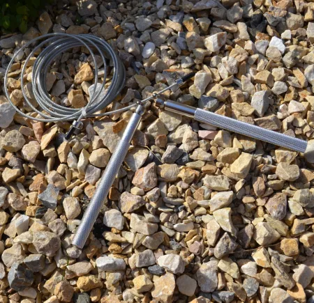 Скакалка швидкісна Power System PS-4064 Ultra Jump Rope срібний 2,75 m.