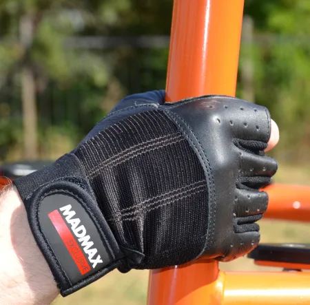 Рукавички для фітнесу MadMax MFG-248 Clasic Exclusive Black S