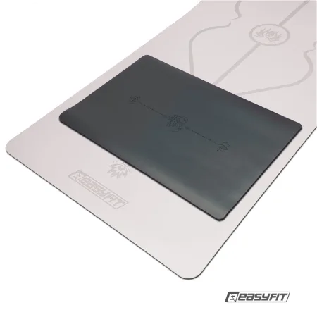 Міні-мат для йоги EasyFit Yoga Pad каучук 3,5 мм чорний