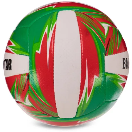 М'яч волейбольний BALLONSTAR №5 PU - червоний-зелений-білий