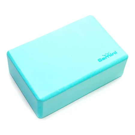 Блок для йоги 180 г 23х15х7,5 см - бірюзовий